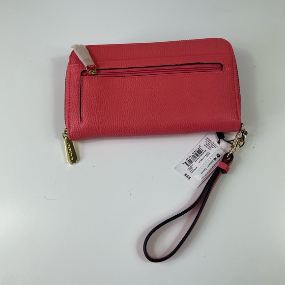 Liz Claiborne Coral Leather Wristlet, NWT - Picture 7 of 7